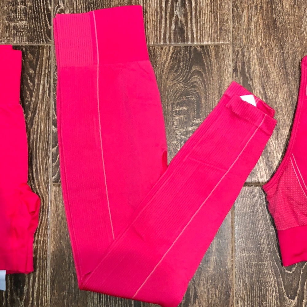 Gymshark Ultra Seamless Pink Leggings Medium